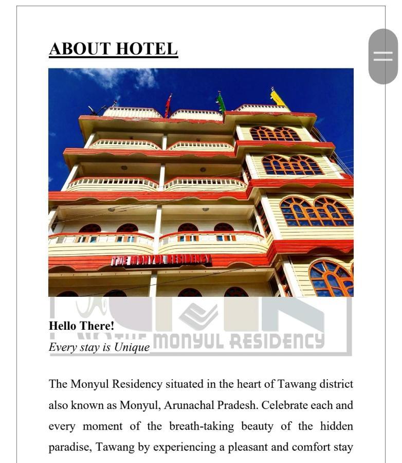 The Monyul Residency Otel Tawang Dış mekan fotoğraf